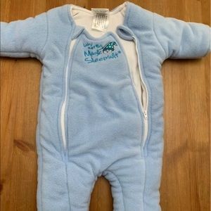 Magic Merlin's Sleep suit Blue  3-6 months. 12-18 pounds